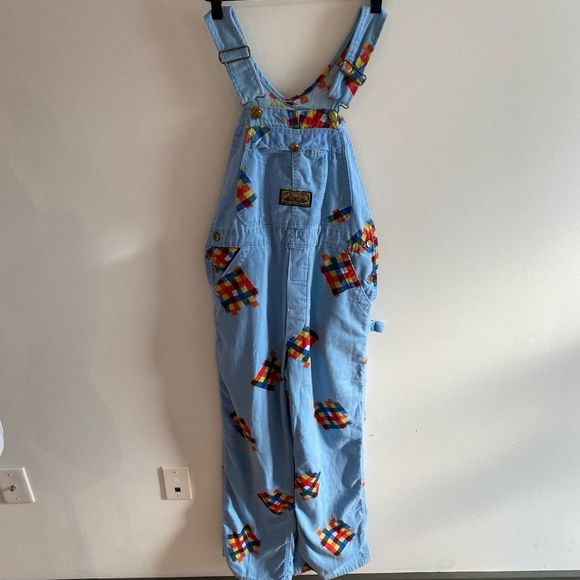 Washington Dee Cee Denim - Washington Dee Cee Sanforized Vintage Denim Patchwork Overalls